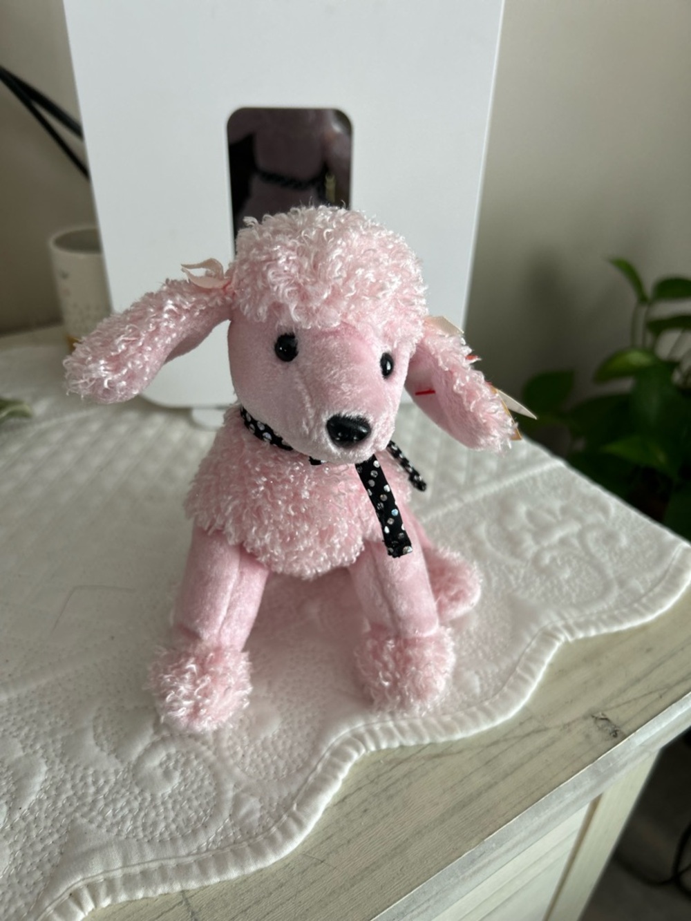 Ty Brigette the pink poodle beanie baby